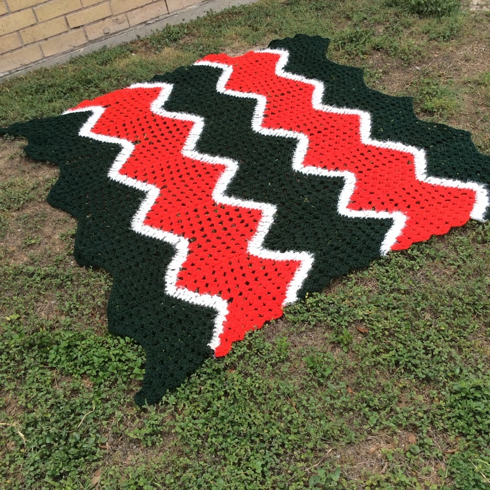 Handmade Crochet Soft Warm Afghan Blanket Throw